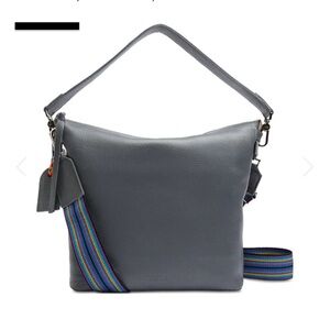 Consuela Keanu hobo Gray Leather Shoulder Bag